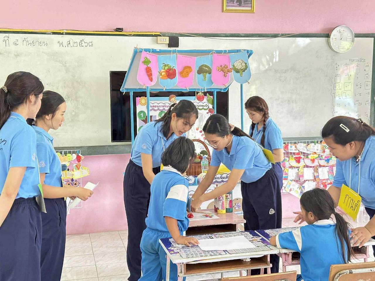 76. ค่ายศิลปะบูรณาการกับสาระการเรียนรู้สำหรับนักเรียนระดับประถมศึกษา ณ โรงเรียนบ้านโนนม่วง